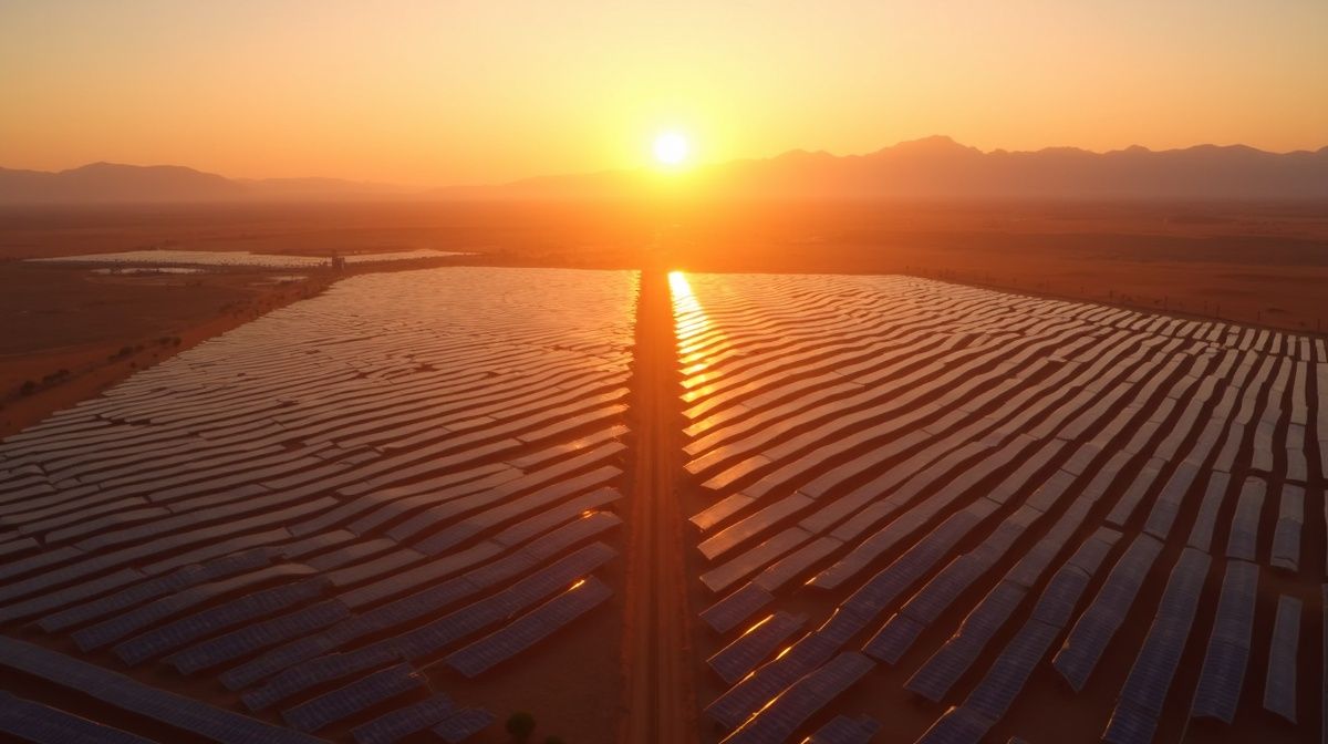 Centrale solaire au Maroc