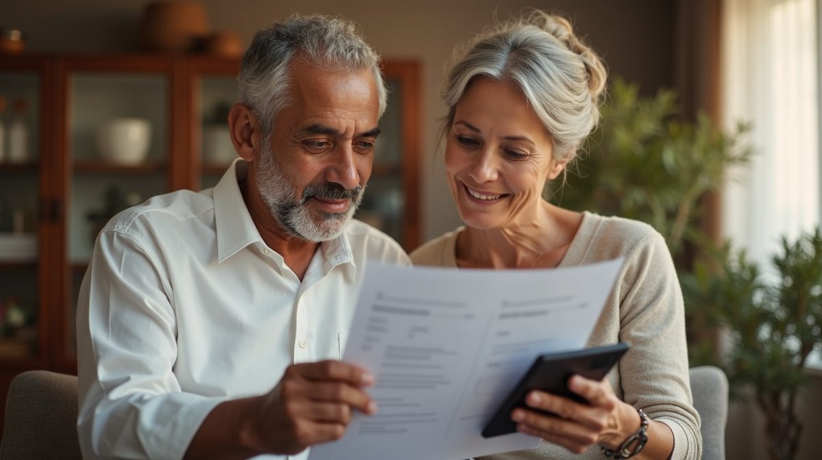 Couple marocain senior calculant sa pension de retraite RCAR